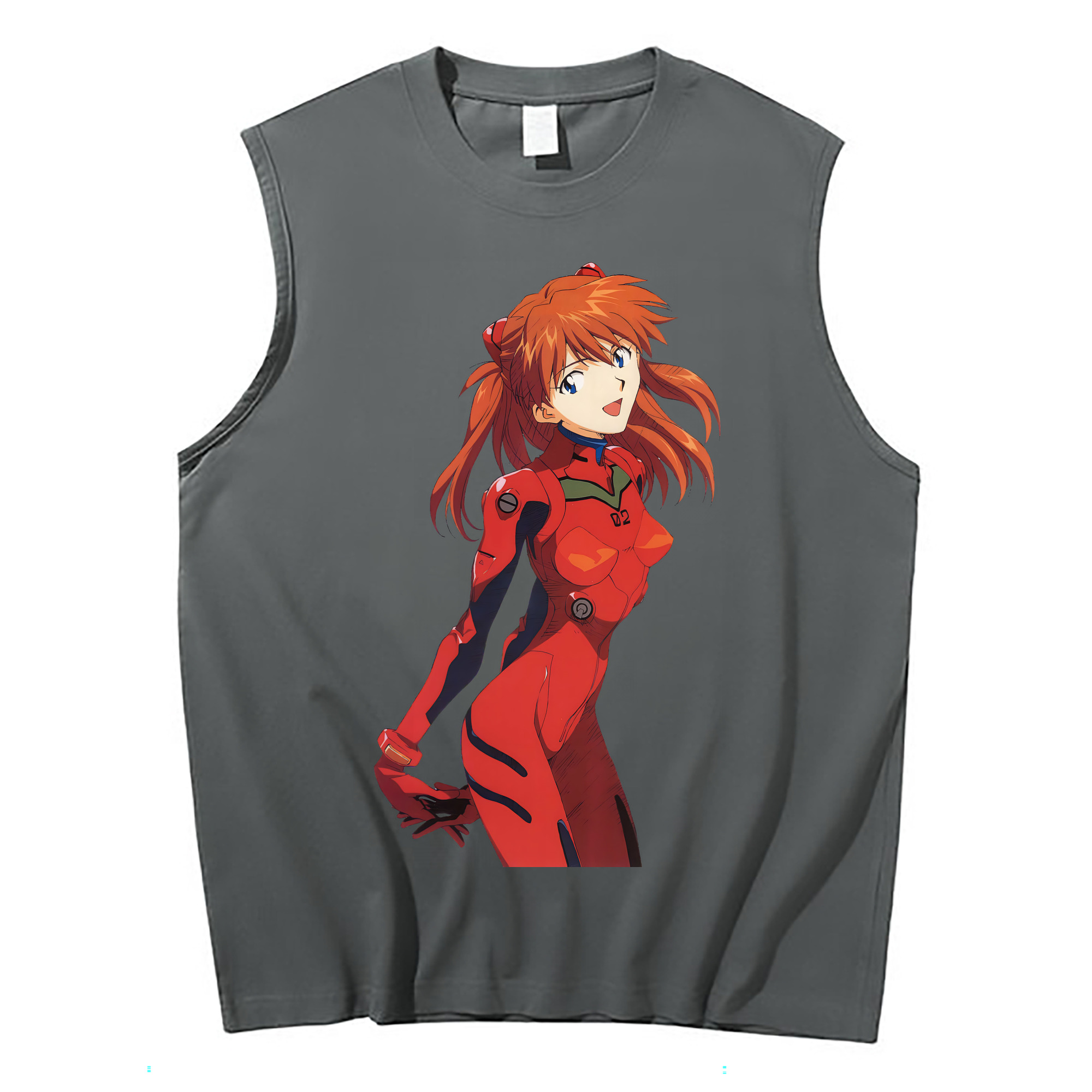 （画像用） EVA 新世紀エヴァンゲリオン コットン100％タンクトップ（フロントプリント）